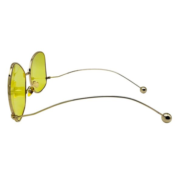 7024 | Yellow Butterfly Lens Sunglasses - Picture 3 of 5